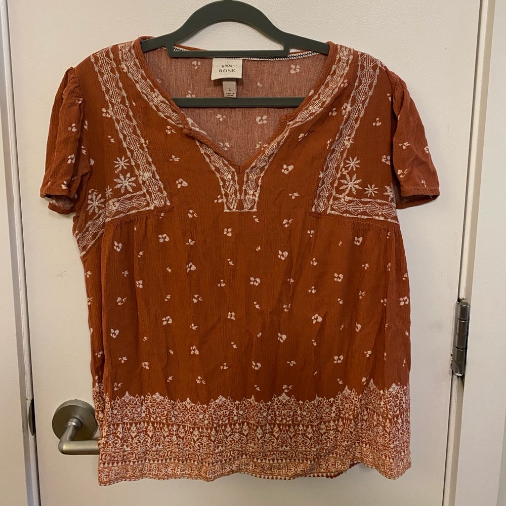 Knox Rose Top size Large Clay color